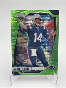 2024 Panini Prizm #194 Jacoby Brissett Neon GREEN Pulsar  - Picture 1 of 2