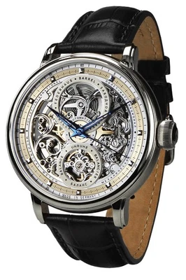 POLJOT INTERNATIONAL Orologio Automatico Da Uomo Hermitage Nero/Argento 7500.194 - Immagine 1 di 2
