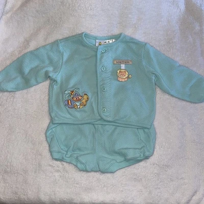 Traje de bebé Ernie 1999 vintage de Plaza Sésamo 3-6 meses dos piezas usado en excelente estado raro muy buen estado Foto 1 de 4