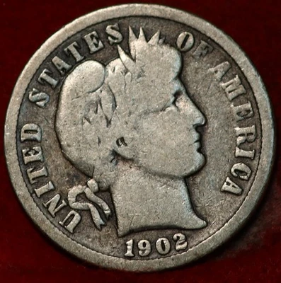 1902-O New Orleans Mint Silver Barber Dime - Image 1 of 2