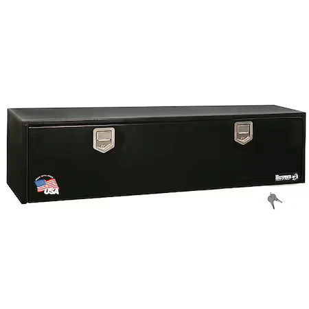 Buyers Products 1702110 Truck Box, Underbody, Steel, 48"W, Black, 9.0 Cu. Ft. - Image 1 of 4