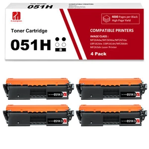 4PK Toner Cartridge for Canon 051H ImageCLASS LBP162dw 1692dwkg LBP161dn 161ic - Bild 1 von 6