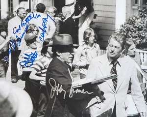 5x Jaws Band Jeffrey Kramer Carl Gottlieb 50th FIRMADO AUTOGRAFIADO 8x10 K9 ¡RARO! - Imagen 1 de 1