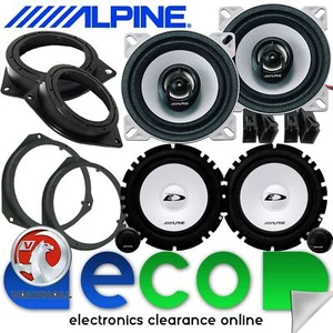 Vauxhall Zafira A/B Alpine 920 Watts Front Door & Rear Door Car Speaker Kit - Picture 1 of 1