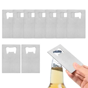 10uds Crédito Tarjetas Abridor, Inoxidable Acero Cerveza Botellas Abridor - Imagen 1 de 6