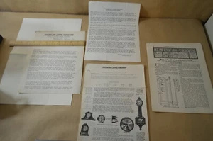 American Chime Clock Company Personal Letter How To Build GrandFather Clock 1937 - Foto 1 di 7