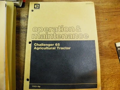 CAT Caterpillar CHALLENGER 65  OPERATION AND MAINTENANCE  MANUAL  7YC1-UP - Image 1 of 4