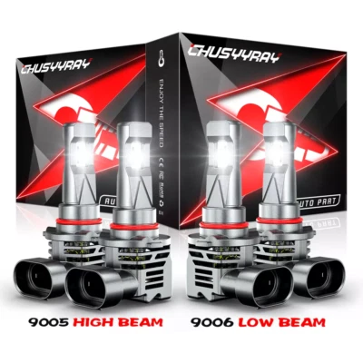 Combo de lâmpadas de feixe alto e baixo para Acura CL 1997 1998 1999 6000K farol LED - Imagem 1 de 4