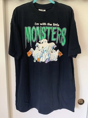 复古 90 年代地面控制女式衬衫均码适合所有 100% 棉埃及制造 — 第 1/4 张图片