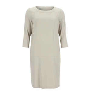 Vestido mujer Rosso 35 beige manga 3/4 algodón talla 38 (anteriormente PVP € 398,00 ) - Imagen 1 de 6