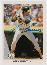 2015 Leaf 25Th Jose Canseco Buyback Autographs Silver 8/37 F/S