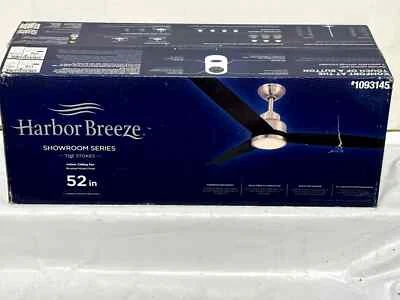 Harbor Breeze Showroom Series The Stokes 52”LED Ceiling Fan with Light & Remote - Image 1 of 3