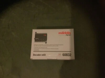 Märklin 60832 Decoder m 83 (Motorola / DCC / mfx-fähig) - NEU + OVP - Bild 1 von 4