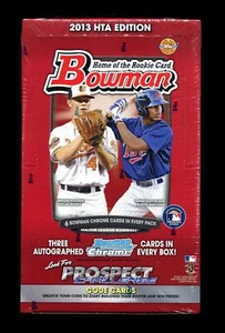 Bowman 2013 béisbol jumbo hobby box sellado de fábrica 3 autos - Imagen 1 de 1