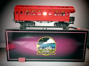 MTH THE IVES RAILWAY LINES OBSERVATION CAR 189-1 MTH BOX DOES NOT MATCH. C-8. - Picture 1 of 12