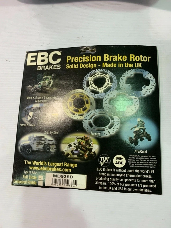 NEW GENUINE EBC FRONT BRAKE DISC APRILIA SONIC 50 MD935D - Image 1 of 1