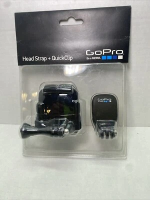 New Sealed Genuine GoPro Head Strap + QuickClip ACHOM-001 - Image 1 of 3