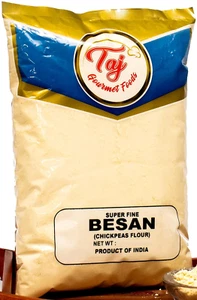 TAJ Premium Indian Besan Flour (Chick Pea, Gram Flour) (4-Pounds) - Picture 1 of 12