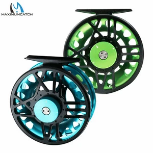 Maxcatch TimeFly 5/6/7/8wt Fly Fishing Reel CNC Machined Cut Aluminum Fly Reel - Picture 1 of 12