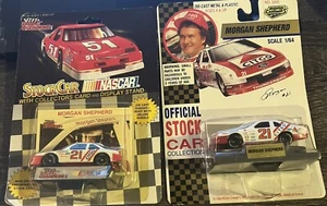 1992 MORGAN SHEPHERD NASCAR 1:64 NIP Road Champs and Racing Champions 2 Cars - Picture 1 of 1
