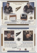 2002-03 Pacific Crown Royale /347 Peter Bondra Olaf Kolzig #23 Dual Patch