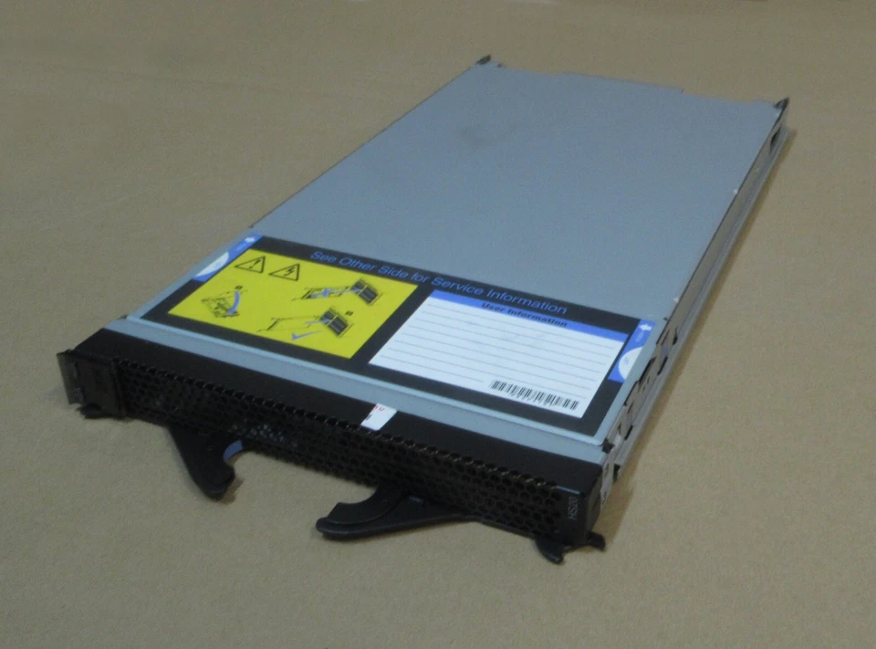 IBM HS20 Blade Server 8843-2RG Intel Xeon SL8P4 3.40GHz 1GB Ram 2x 36.4GB HDD - Image 1 of 4