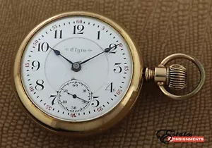 Reloj de bolsillo vintage 1896 grado 149 modelo 2 18s relleno de oro - Imagen 1 de 7