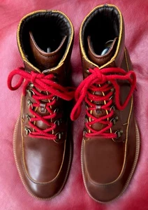 HOGAN STIVALETTO CHELSEA PELLE BROWN 41 1/2 EU - 8 1/2 US - 7 1/2 UK MINT - Picture 1 of 7
