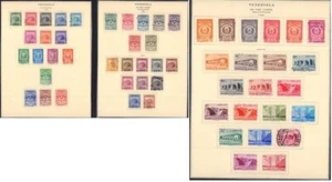 VENEZUELA 1955 KOMPLETTE GEBRAUCHTE SÄTZE 661-676, C597-C606, C590-C596, C607-C612, C613 - Bild 1 von 3