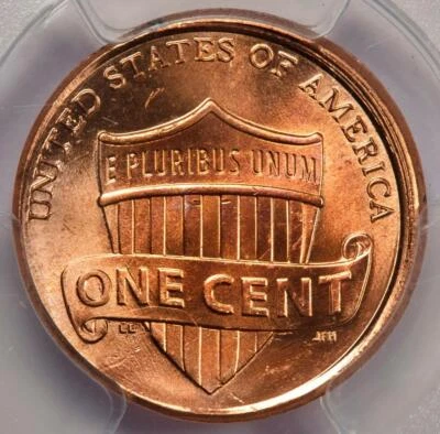 2013 PCGS MS62RD Partial Collar Shield Cent Mint Error Rare Date - Image 1 of 4