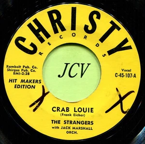 STRANGERS (Crab Louie / We're In Love) ROCK  45 RPM  RECORD - Bild 1 von 2