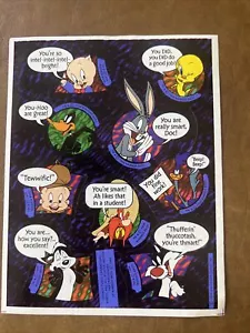 Pegatinas de recompensa vintage Hallmark 1994 Warner Bros. Looney Tunes insectos Daffy Tweety - Imagen 1 de 5
