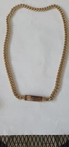 PHILIPP PLEIN METAL SHOULDER STRAP LIGHT GOLDEN COLOR LENGTH 88 cm ORIGINAL!!! - Picture 1 of 6