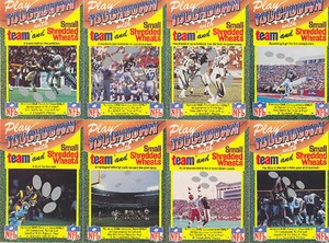 1989 SHREDDED TOUCHDOWN UK ENGLAND CHICAGO BEARS VIKINGS GENTRY BROWNER USC - Picture 1 of 1