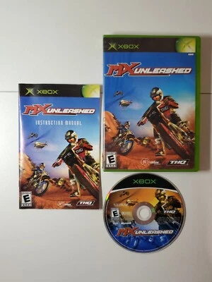 MX Unleashed - Microsoft Xbox 2004 - CIB Complete Manual - Tested - Cover Damage - Image 1 of 4