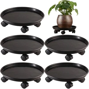5 Packs Extra-large Plant Caddy with Wheels 15" Rolling Plant Stands Heavy-du... - Picture 1 of 8