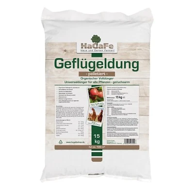 HaGaFe Hühnerdung Geflügeldung Hühnermist Geflügelmist Volldünger Gartendünger