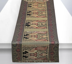 IndianTable Runner Buffet Decor Table Cloth Brocade Dinning Kitchen Centerpiece - Picture 1 of 5