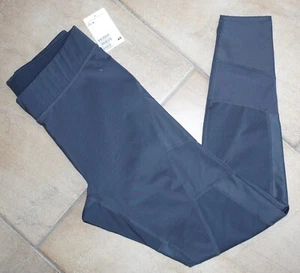 H&M Sport Leggings Gr.M Stahlblau Blau Mesh Hose Yoga Tights Training Fitness - Bild 1 von 12