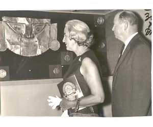 ART OPENING of Peruvian Exhibit SAN FRANCISCO Vintage 1963 Press Photo - Picture 1 of 2