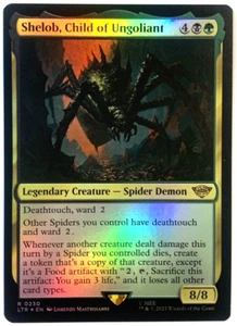 Magic The Gathering Shelob, Child of Ungoliant *FOIL* El Señor de los Anillos 0230 Pack Fresco - Imagen 1 de 6