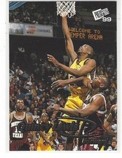 1999 PRESS PASS BASKETBALL GOLD ZONE QUINCY LEWIS #15 - MINNESOTA