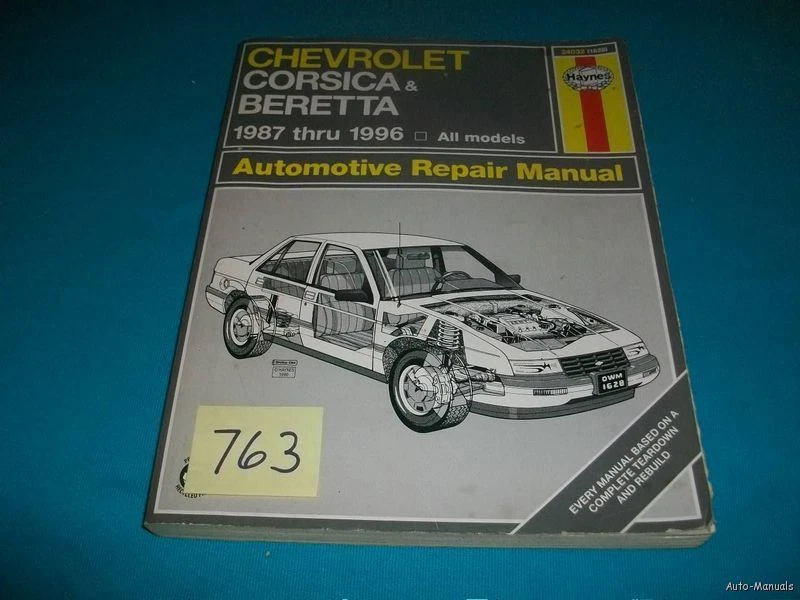 GM CHEVROLET CORSICA BERETTA 1987-1996 ALL MODELS HAYNES - Image 1 of 1
