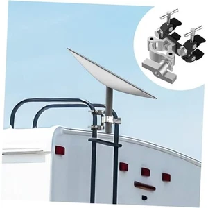 BUJ RV Ladder Tubing Holder for Starlink V1 and V2, Camper Roof Railing Mount - Picture 1 of 8