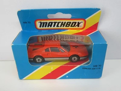 Matchbox Superfast No.70 Ferrari 308 GTB - SILVER LESNEY BASE - Mint/Boxed - Image 1 of 4