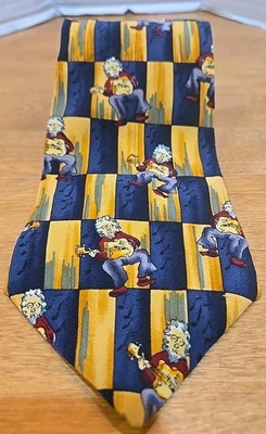 Autorretrato J Garcia con corbata de guitarra 100 % seda hecha en EE. UU. Grateful Dead Deadcore Foto 1 de 4