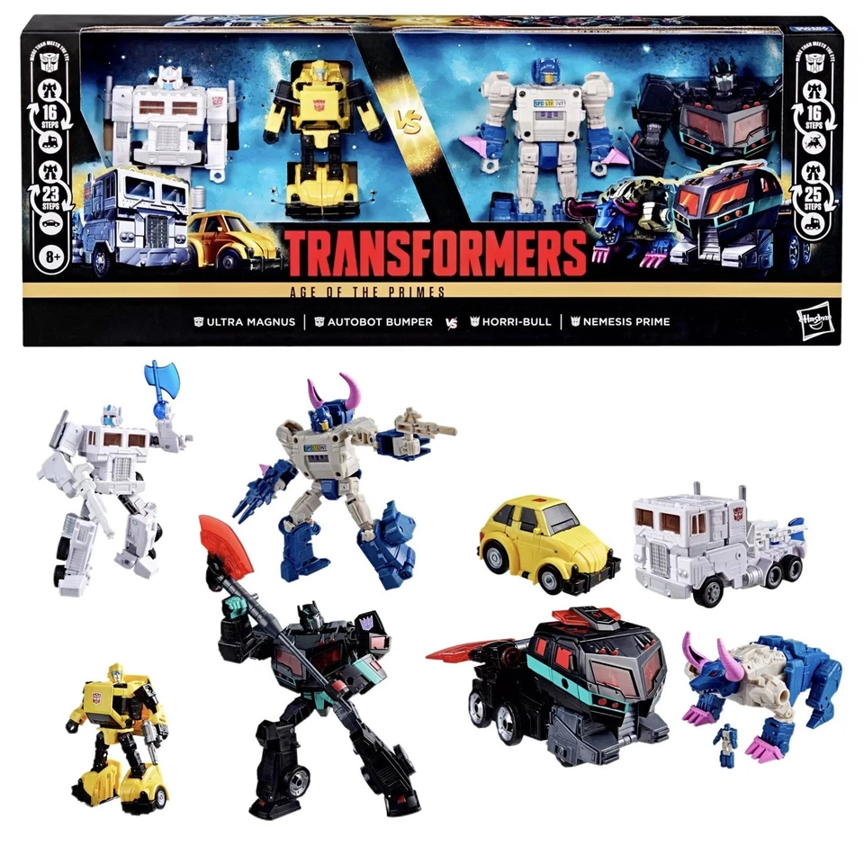 Transformers -Age of the Primes- HORRI-BULL, NEMESIS PRIME, ULTRA MAGNUS, BUMPER - Image 1 of 1