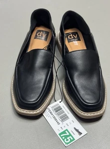 NUEVO Mocasines informales Dolce Vita Flirty negros para mujer talla 7,5 de cuero suave - Imagen 1 de 7