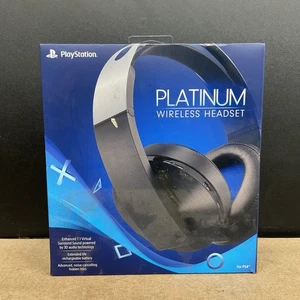 Sony Platinum Cuffie da Gioco Wireless per PlayStation 4 Nero - Solo Cuffie - Foto 1 di 5