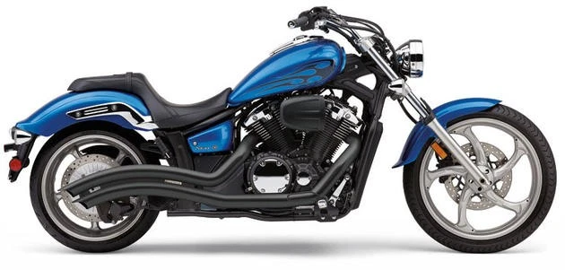 Cobra Speedster Swept Exhaust System Black fits Yamaha XVS1300C Stryker 11-17 Foto 1 de 1